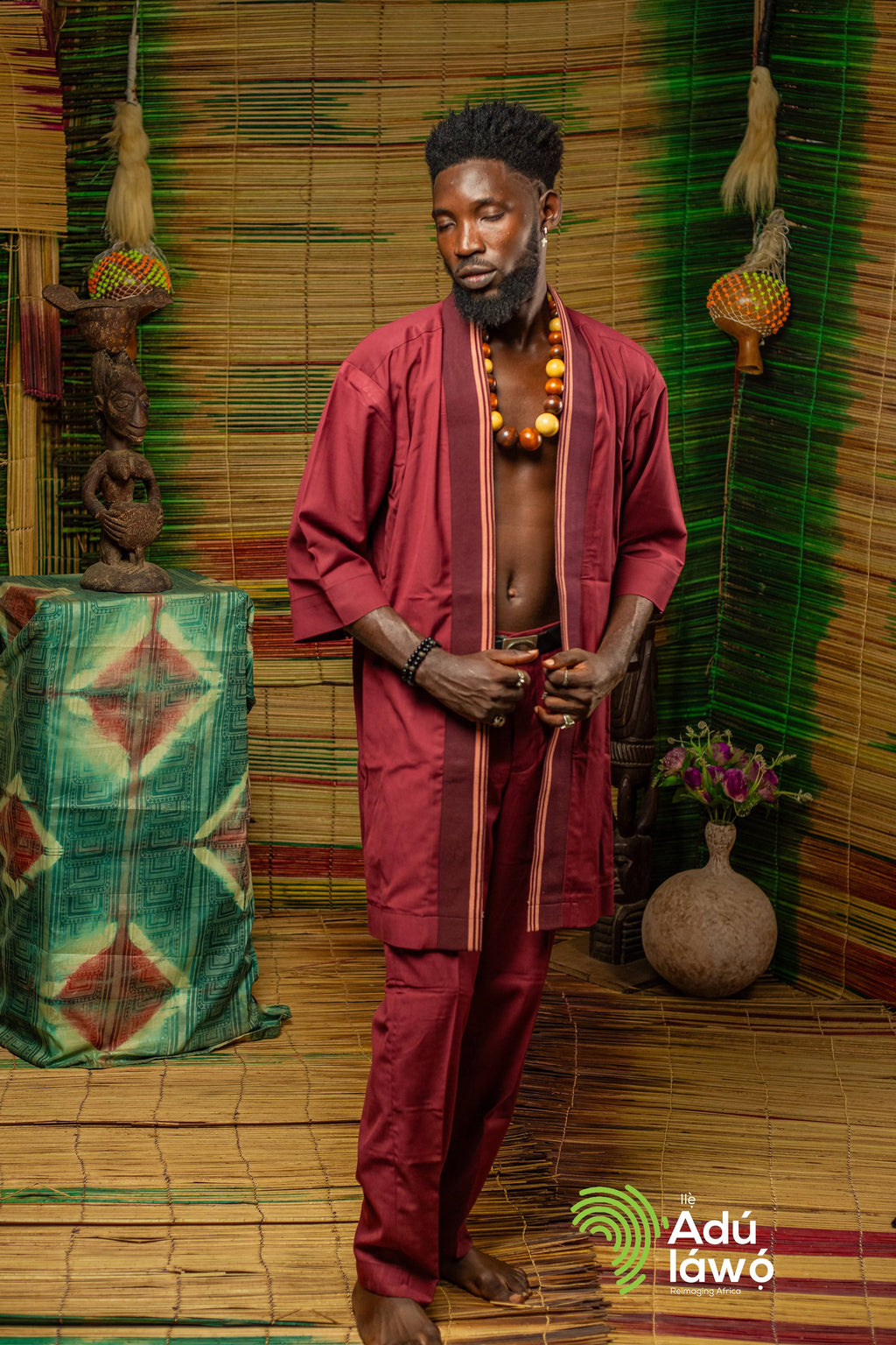 Kimono 2-Piece Set by The Adúláwọ̀
