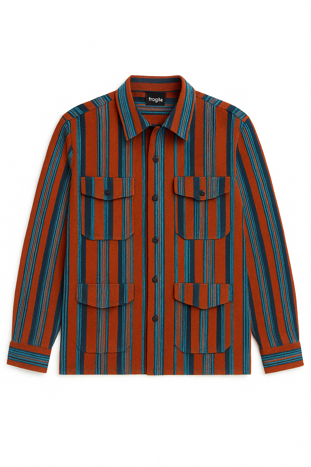 Aso Oke Long Sleeve Shirt | The Adúláwọ̀