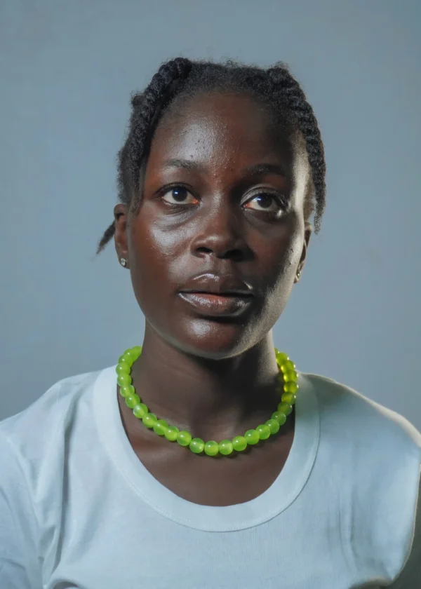 Lime Bead Necklace | All Green - Image 2