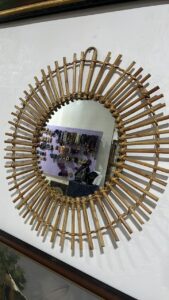 hand woven mirror